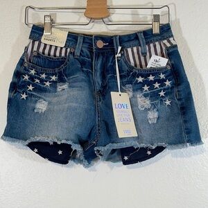 YMI High Rise Shorts with Exposed Pockets Sz. 5/27
